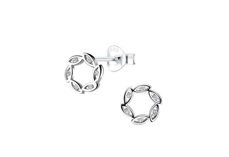 Monkimau Ohrring-Set Kranz Ohrringe 925 Silber, Hypoallergen von Monkimau