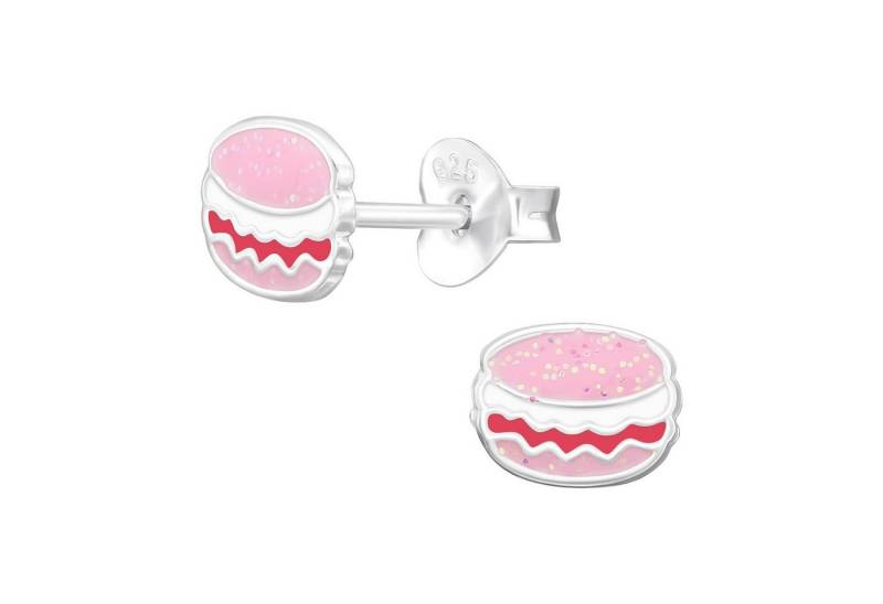 Monkimau Ohrring-Set Macaron Kinder Ohrringe 925 Silber Ohrstecker, Hypoallergen von Monkimau