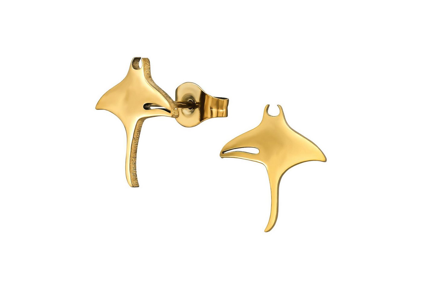 Monkimau Ohrring-Set Manta Rochen Kinder Ohrringe Chirurgenstahl Mädchen, Hypoallergen von Monkimau