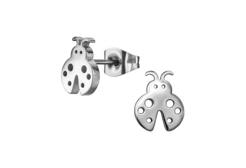 Monkimau Ohrring-Set Marienkäfer Kinder Ohrringe Chirurgenstahl Mädchen, Hypoallergen von Monkimau