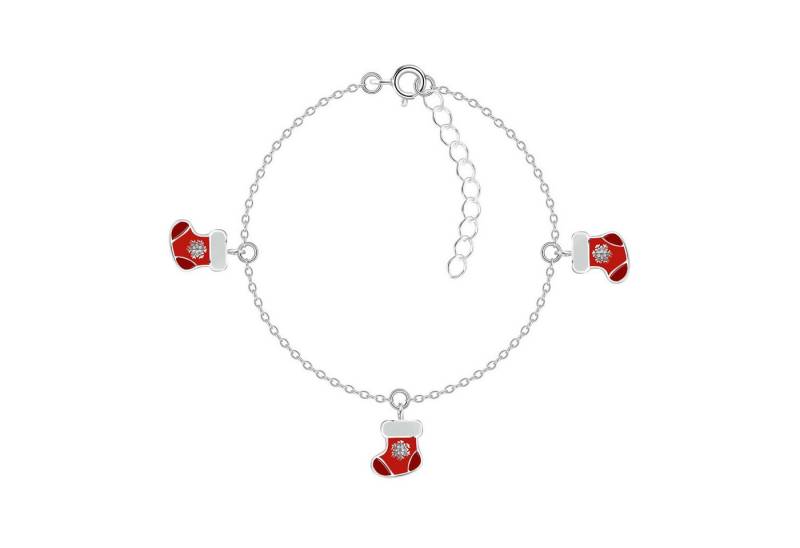 Monkimau Ohrring-Set Nikolausstiefel Kinder Armband 925 Silber, Hypoallergen von Monkimau