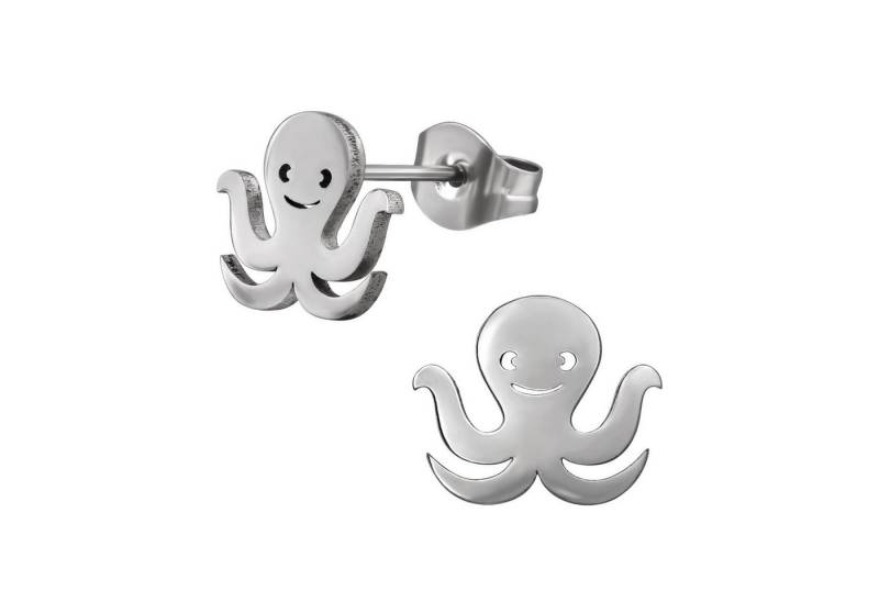 Monkimau Ohrring-Set Oktopus Kinder Ohrringe Chirurgenstahl Mädchen Geschenk, Hypoallergen von Monkimau