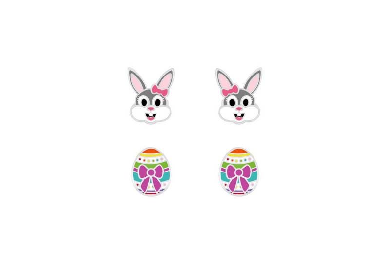 Monkimau Ohrring-Set Ostern Kinder Ohrringe Set 925 Silber, Hypoallergen von Monkimau