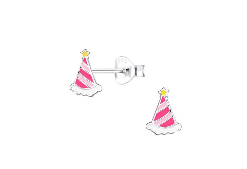 Monkimau Ohrring-Set Party Hut Kinder Ohrringe 925 Silber, Hypoallergen von Monkimau