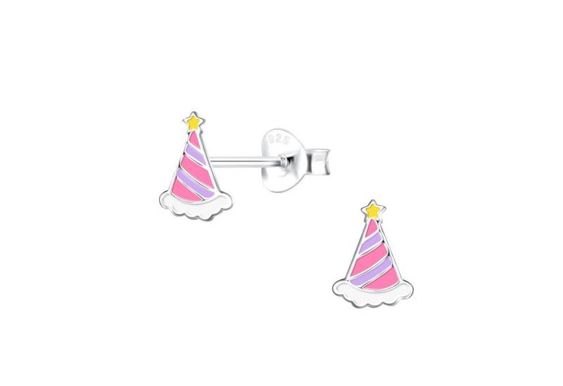 Monkimau Ohrring-Set Party Hut Kinder Ohrringe 925 Silber, Hypoallergen von Monkimau