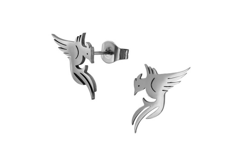 Monkimau Ohrring-Set Phoenix Vogel Kinder Ohrringe Chirurgenstahl Mädchen, Hypoallergen von Monkimau