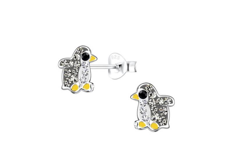 Monkimau Ohrring-Set Pinguin Kinder Ohrringe 925 Silber, Hypoallergen von Monkimau