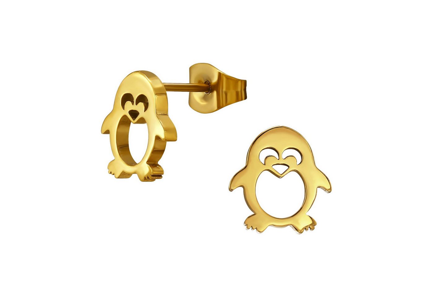 Monkimau Ohrring-Set Pinguin Kinder Ohrringe Chirurgenstahl Mädchen Geschenk, Hypoallergen von Monkimau