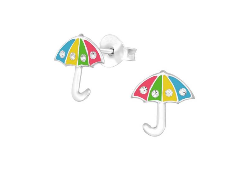 Monkimau Ohrring-Set Regenschirm Kinder Ohrringe 925 Silber Ohrstecker, Hypoallergen von Monkimau