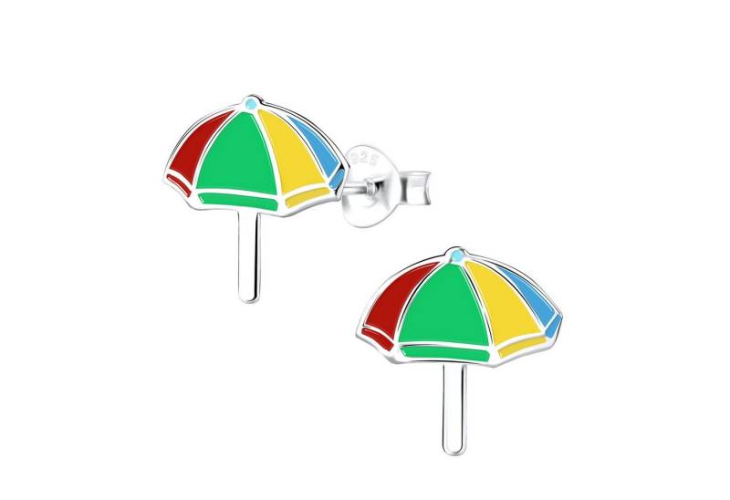 Monkimau Ohrring-Set Regenschirm Kinderohrringe 925 Silber, Hypoallergen von Monkimau