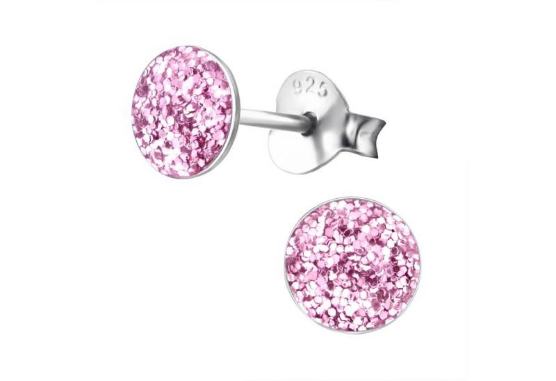 Monkimau Ohrring-Set Runde Kinder Ohrringe 925 Silber Ohrstecker, Hypoallergen von Monkimau