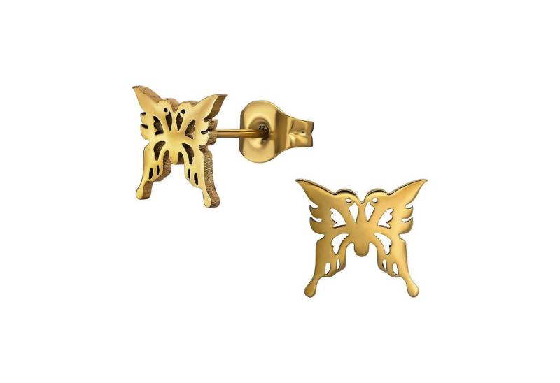 Monkimau Ohrring-Set Schmetterling Kinder Ohrringe Chirurgenstahl Mädchen, Hypoallergen von Monkimau