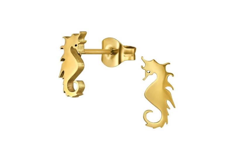 Monkimau Ohrring-Set Seepferdchen Kinder Ohrringe Chirurgenstahl Mädchen, Hypoallergen von Monkimau
