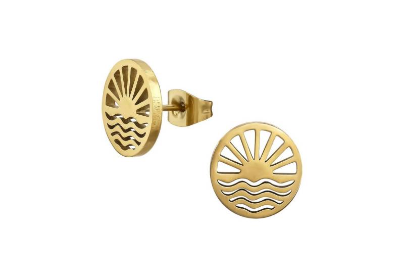 Monkimau Ohrring-Set Sonne Kinder Ohrringe Chirurgenstahl Mädchen Geschenk, Hypoallergen von Monkimau