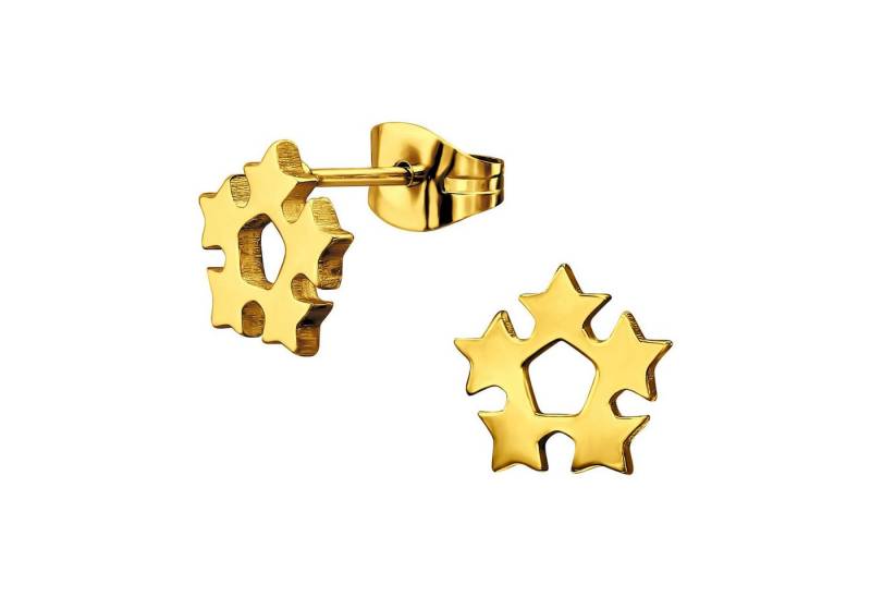 Monkimau Ohrring-Set Stern Kinder Ohrringe Chirurgenstahl Mädchen Geschenk, Hypoallergen von Monkimau