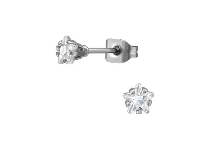 Monkimau Ohrring-Set Stern Kinder Ohrringe Chirurgenstahl Mädchen Geschenk, Hypoallergen von Monkimau