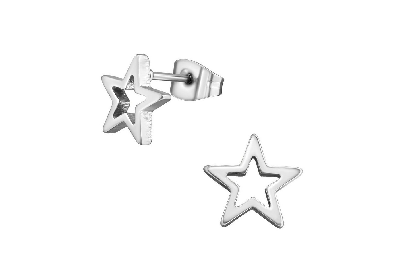 Monkimau Ohrring-Set Stern Kinder Ohrringe Chirurgenstahl Mädchen Geschenk, Hypoallergen von Monkimau