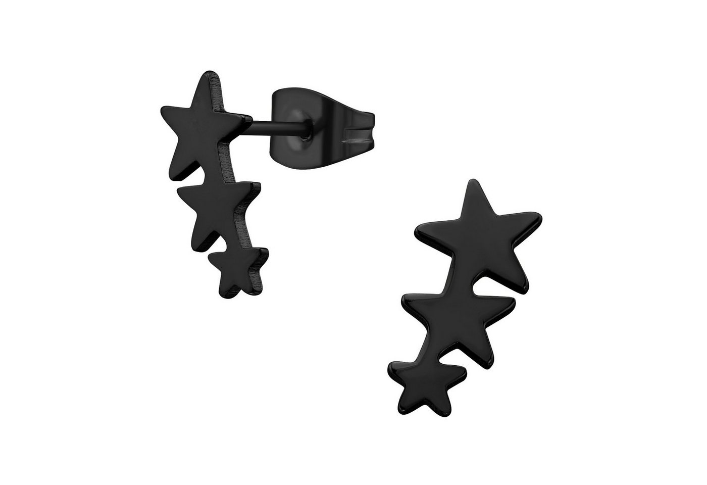 Monkimau Ohrring-Set Stern Kinder Ohrringe Chirurgenstahl Mädchen Geschenk, Hypoallergen von Monkimau