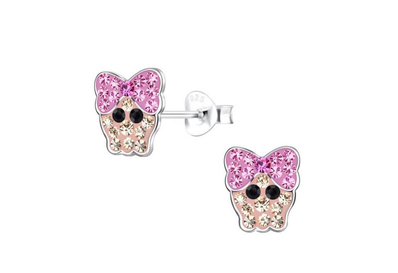 Monkimau Ohrring-Set Totenkopf Kinder Ohrringe 925 Silber, Hypoallergen von Monkimau