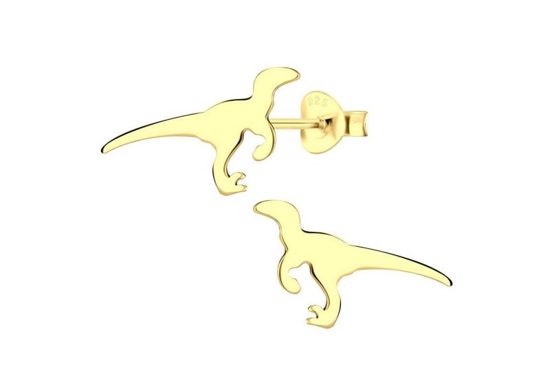 Monkimau Ohrring-Set Velociraptor-Dinosaurier Kinder Ohrringe 925 Silber, Hypoallergen von Monkimau