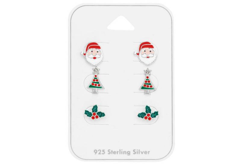 Monkimau Ohrring-Set Weihnachten Kinder Schmuck Geschenkkset 925 Silber Geschenk, Hypoallergen Monkimau Ohrring-Set Weihnachten Kinder Schmuck Geschenkkset 925 Silber Geschenk, Hypoallergen von Monkimau