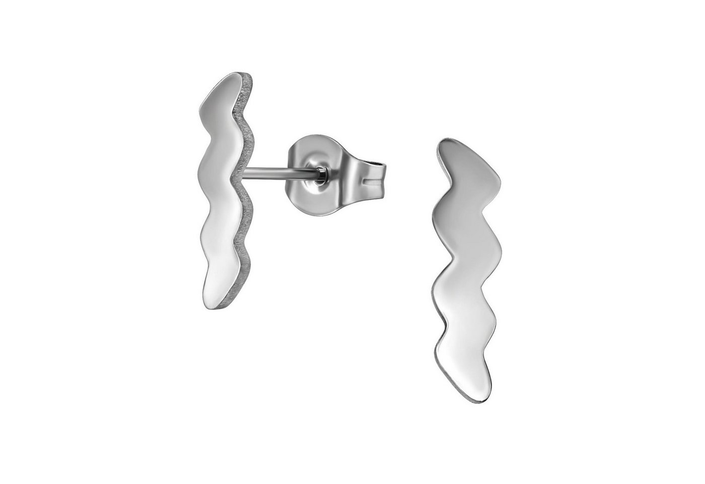 Monkimau Ohrring-Set Welle Kinder Ohrringe Chirurgenstahl Mädchen Geschenk, Hypoallergen von Monkimau