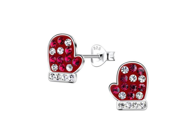 Monkimau Ohrring-Set Winter Handschuh Kinder Ohrringe 925 Silber, Hypoallergen von Monkimau