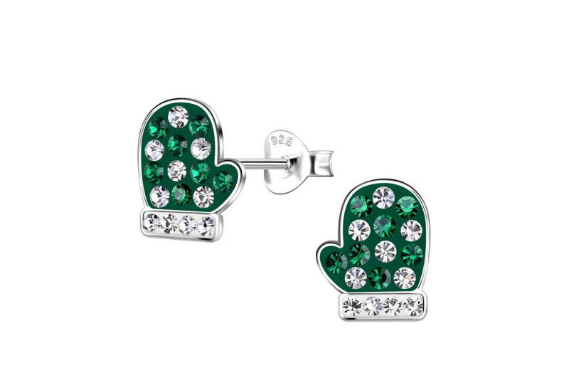 Monkimau Ohrring-Set Winter Handschuh Kinder Ohrringe 925 Silber, Hypoallergen von Monkimau