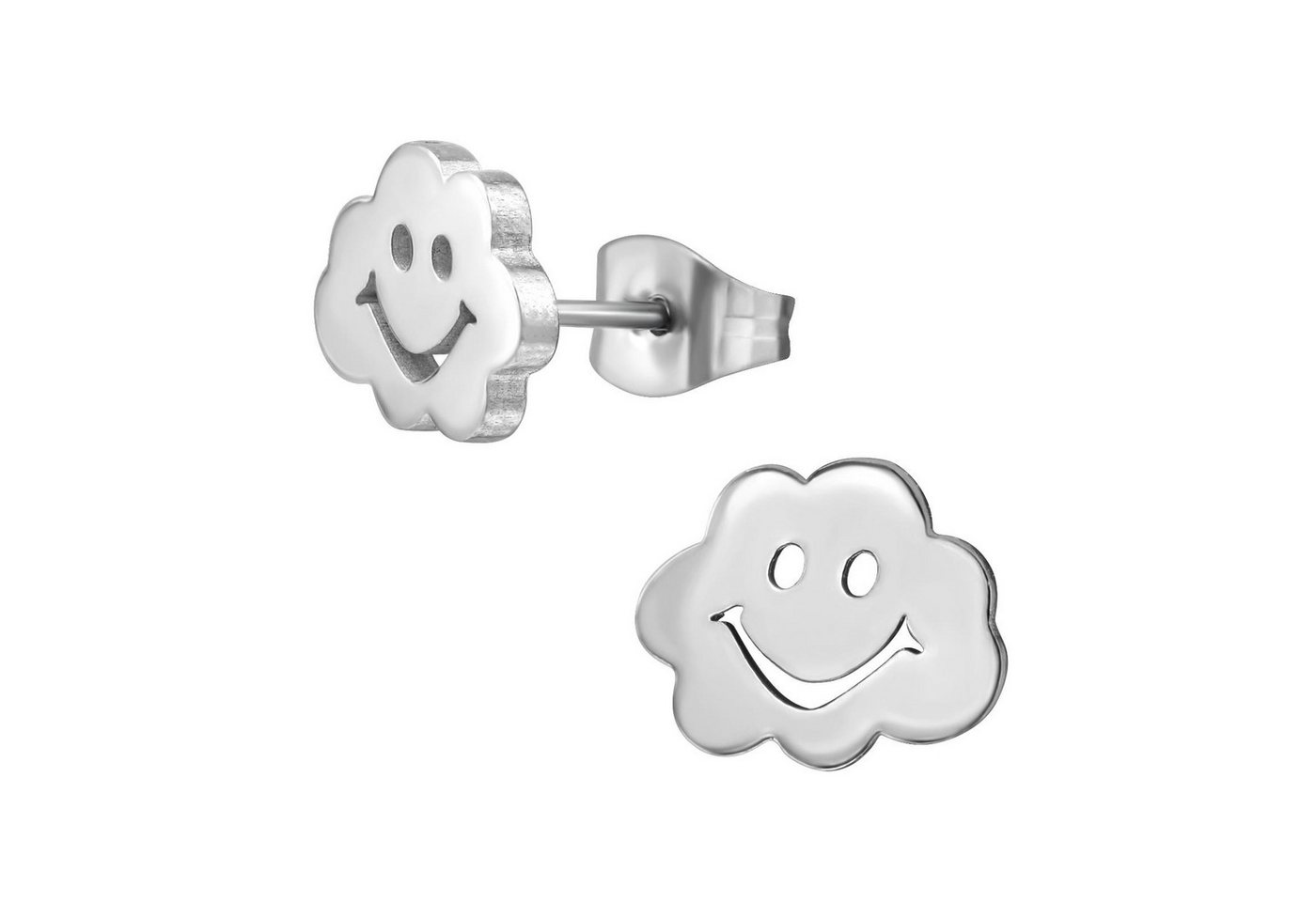 Monkimau Ohrring-Set Wolke Kinder Ohrringe Chirurgenstahl Mädchen Geschenk, Hypoallergen von Monkimau