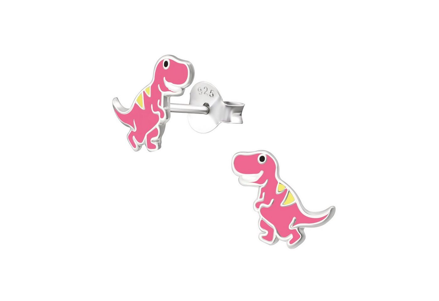 Monkimau Paar Ohrstecker Dinosaurier Ohrringe aus 925 Silber (Packung) von Monkimau