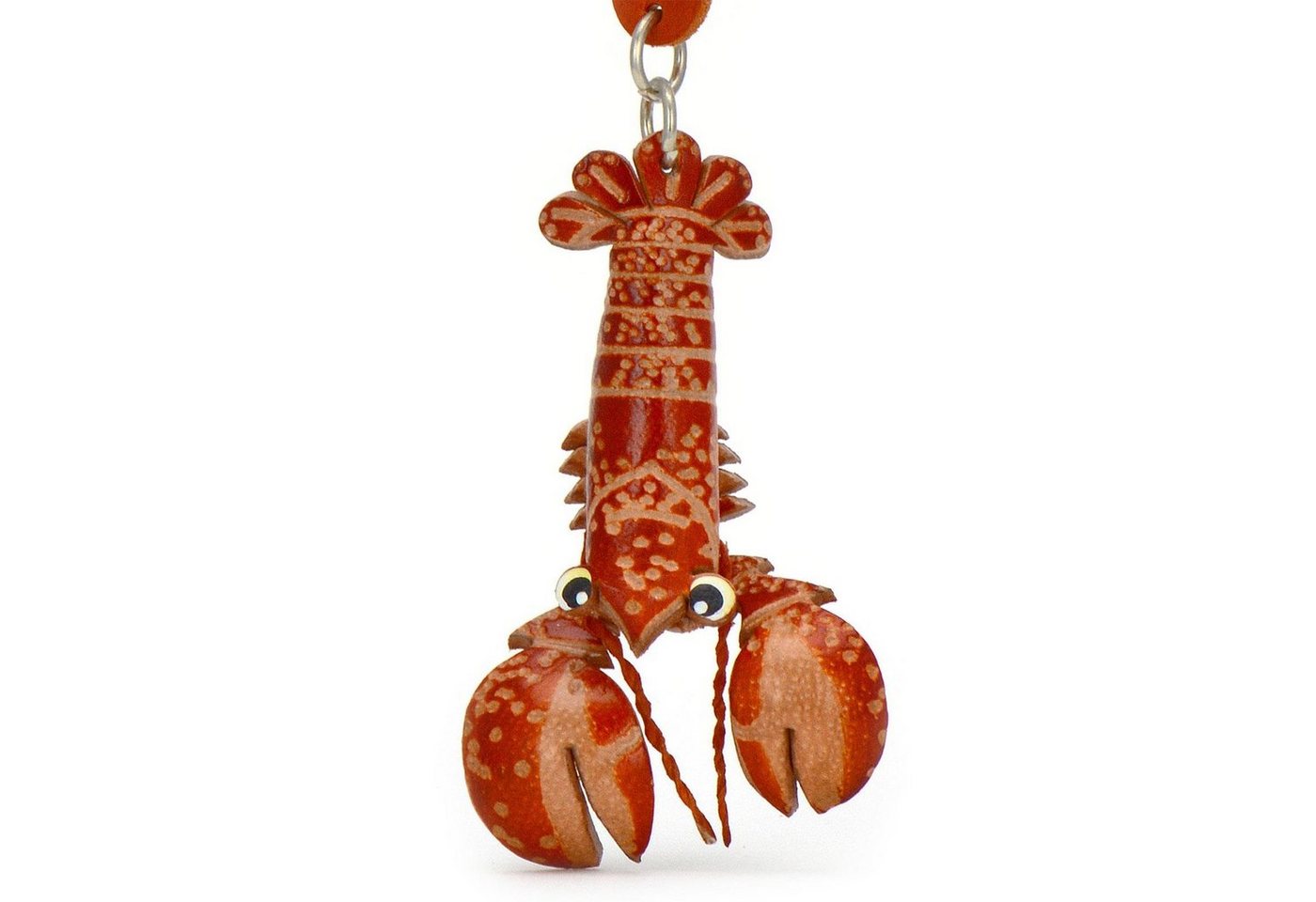 Monkimau Schlüsselanhänger Set Hummer Schlüsselanhänger aus Leder von Monkimau