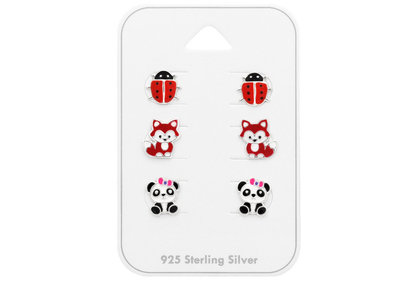 Monkimau Ohrring-Set Tiere Kinderset 925 Silber Mädchen Ohrstecker, Hypoallergen Monkimau Ohrring-Set Tiere Kinderset 925 Silber Mädchen Ohrstecker, Hypoallergen von Monkimau