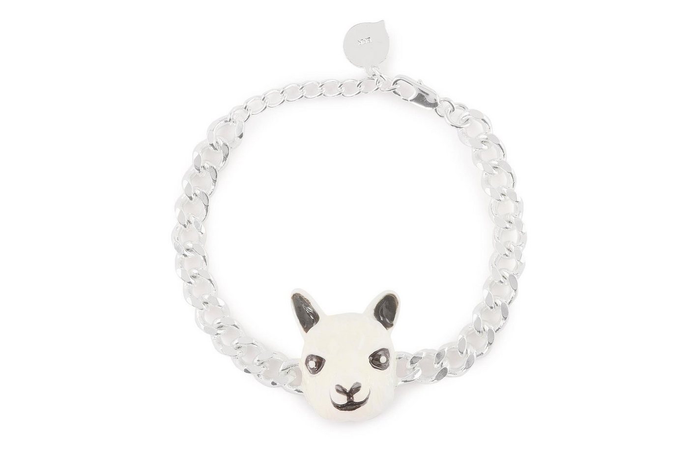 Monkimau Silberarmband Alpaka Armband Silber plattiert, Hypoallergen von Monkimau