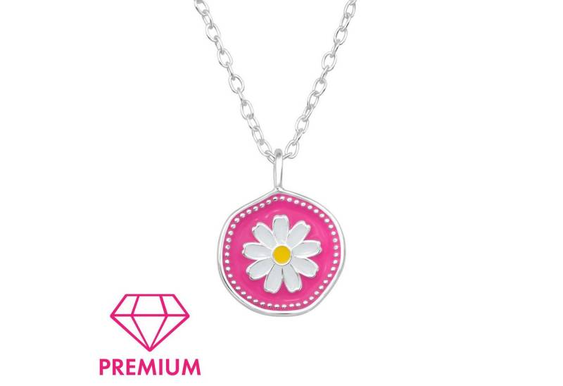 Monkimau Silberkette Blumen Kinder Premium Halskette 925 Silber Geschenk, Hypoallergen von Monkimau