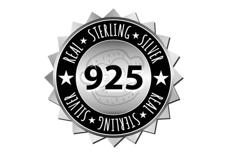 Monkimau Silberkette Funkelnde Halskette aus 925 Silber, Hypoallergen von Monkimau