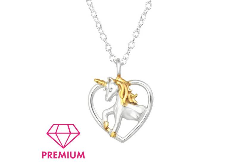 Monkimau Silberkette Herzen Kinder Premium Halskette 925 Silber Geschenk, Hypoallergen von Monkimau