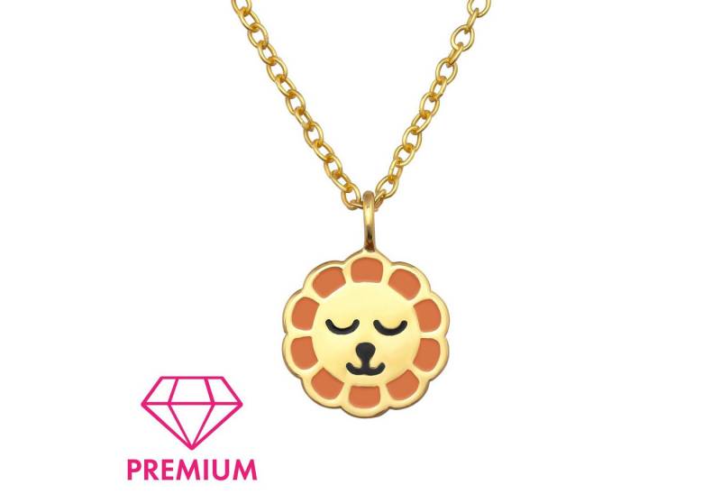 Monkimau Silberkette Löwen Kinder Premium Halskette 925 Silber Geschenk, Hypoallergen von Monkimau