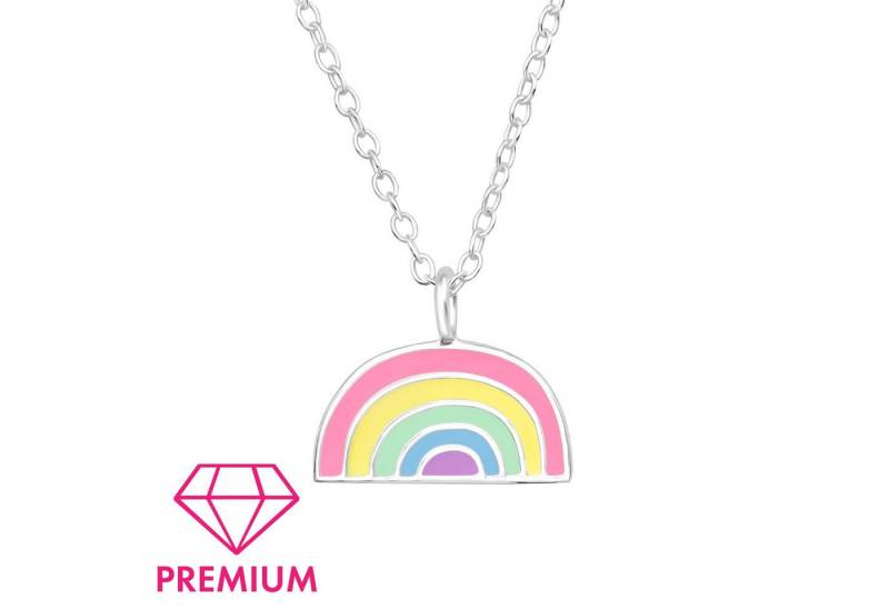 Monkimau Silberkette Schleife Kinder Premium Halskette 925 Silber Geschenk, Hypoallergen von Monkimau