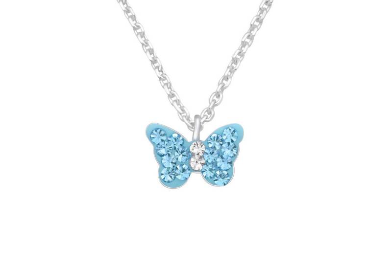Monkimau Silberkette Schmetterling Kinder Halskette 925 Silber Geschenk, Hypoallergen von Monkimau