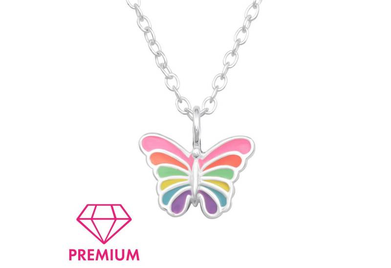 Monkimau Ohrring-Set Schmetterlinge Kinder Premium Halskette 925 Silber, Hypoallergen von Monkimau