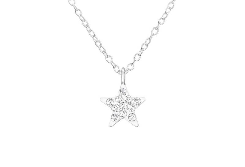 Monkimau Silberkette Stern Kinder Halskette 925 Silber Geschenk, Hypoallergen von Monkimau