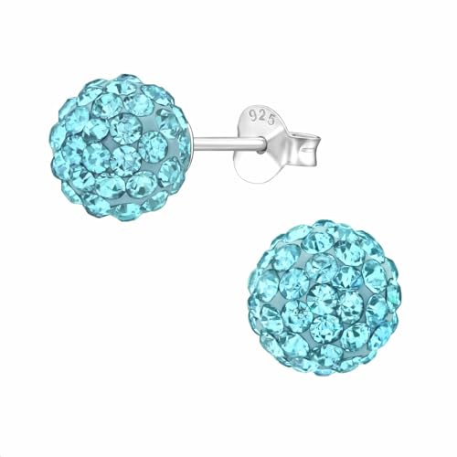 Monkimau Silberne Kugel Ohrstecker mit Kristallen, 8mm | Eleganter Glanz für jeden Anlass 925 Silber Hypoallergen Kinderohrringe | Mädchen Schmuck Geschenk Geschenkidee Monkimau Silberne Kugel Ohrstecker mit Kristallen, 8mm | Eleganter Glanz für jeden Anlass 925 Silber Hypoallergen Kinderohrringe | Mädchen Schmuck Geschenk Geschenkidee von MONKIMAU