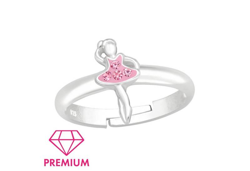 Monkimau Silberring Ballet Mädchen Kinder Premium Ring 925 Silber - Größe 2,5 von Monkimau
