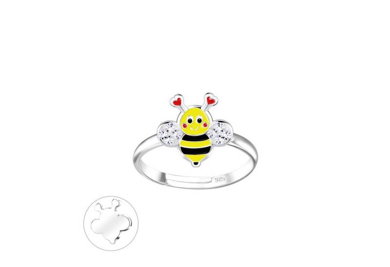 Monkimau Silberring Bienen Kinder Ring 925 Silber von Monkimau