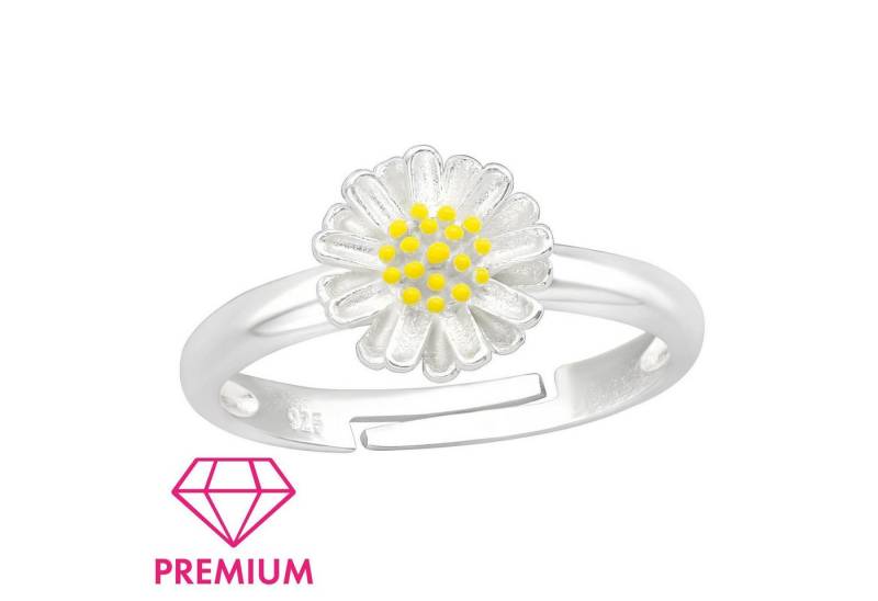 Monkimau Silberring Blume Kinder Premium Ring 925 Silber Geschenk - Größe 4 von Monkimau