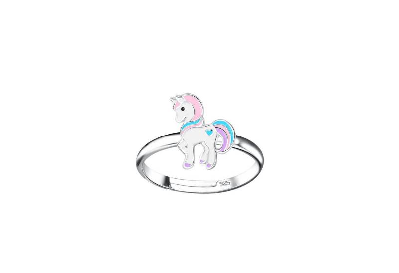 Monkimau Silberring Einhorn Kinder Ring 925 Silber von Monkimau