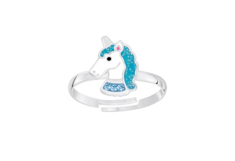 Monkimau Silberring Einhorn Kinder Ring 925 Silber von Monkimau