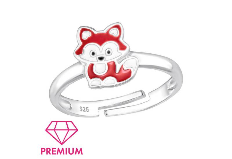 Monkimau Silberring Fuchs Kinder Premium Ring 925 Silber Geschenk - Größe 4 von Monkimau