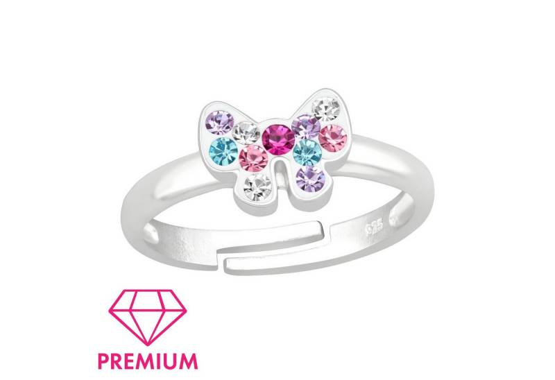 Monkimau Silberring Haarschleife Kinder Premium Ring 925 Silber - Größe 2,5 von Monkimau