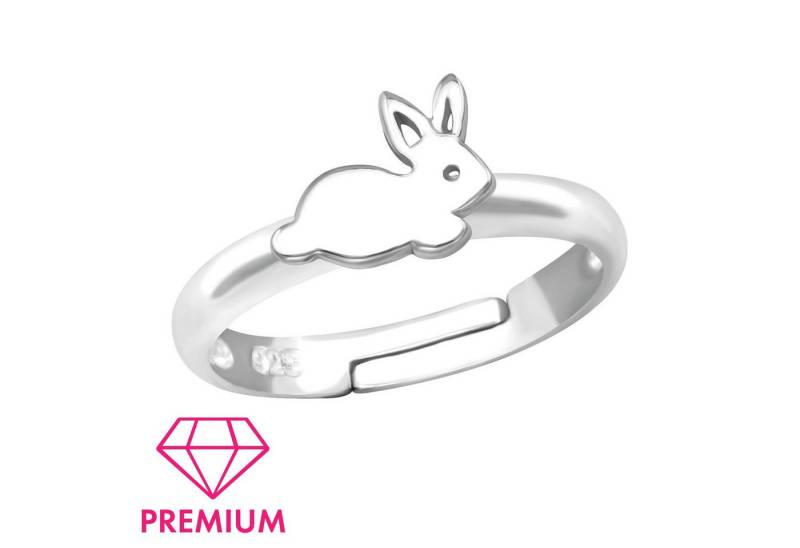 Monkimau Silberring Kaninchen Kinder Ring 925 Silber Geschenk - Größe 2,5 von Monkimau